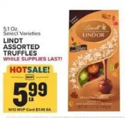 Food Lion Lindt Lindor Assorted Truffles offer