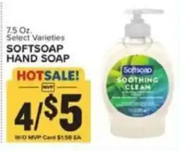 Food Lion Softsoap hand soap offer