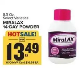 Food Lion Miralax powder offer