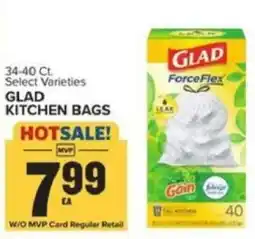 Food Lion Glad kitchen bags offer