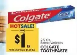 Food Lion Colgate toothpaste offer