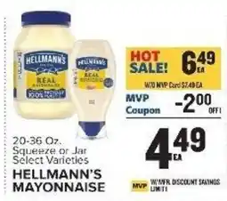 Food Lion Hellmann's mayonnaise offer