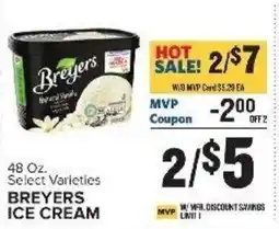 Food Lion Breyers Ice Cream offer