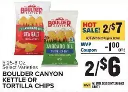 Food Lion Boulder Canyon Kettle or Tortilla Chips offer