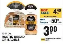 Food Lion Rustik Bread or Bagels offer
