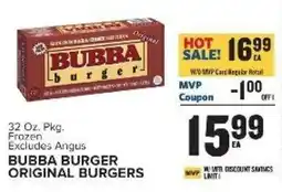 Food Lion Bubba Burger Original Burgers offer