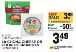 Food Lion La Chona Cheese Or Chorizo Crumbles offer
