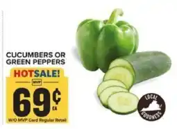 Food Lion Cucumbers or Green Peppers offer