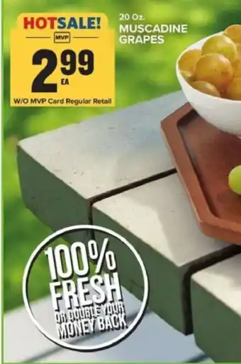 Food Lion Muscadine Grapes offer