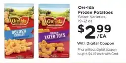Kroger Ore-ida frozen potatoes offer