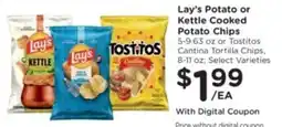 Kroger Lay's potato or kettle cooked potato chips offer