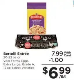 Kroger Bertolli Entrée offer