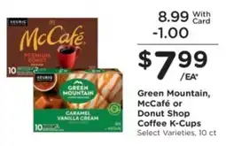 Kroger Green Mountain, McCafe or Donut Shop Coffee K-Cups offer