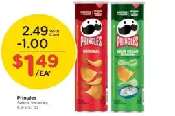 Kroger Pringles Select Varieties offer