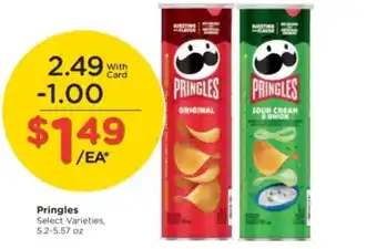 Kroger Pringles Select Varieties offer