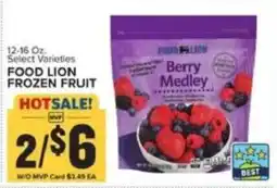 Food Lion Food Lion frozen fruit berry medley offer