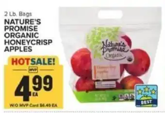 Food Lion Nature's Promise organic honeycrisp apples offer