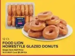 Food Lion Food Lion Homestyle Glazed Donuts offer