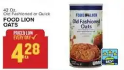 Food Lion Food Lion Old Fashioned Oats offer