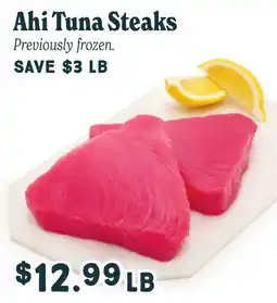Market of Choice Ahi Tuna Steaks offer