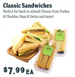 Market of Choice Mama's Kitchen Classic Sandwiches offer