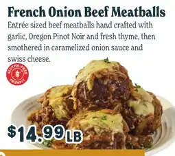 Market of Choice French Onion Beef Meatballs offer
