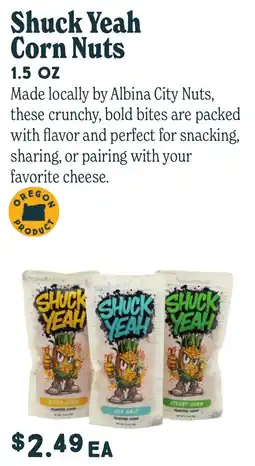 Market of Choice Shuck Yeah Corn Nuts offer