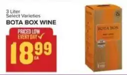 Food Lion Bota Box Wine offer