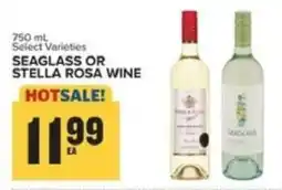 Food Lion Seaglass or Stella Rosa Wine offer