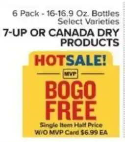 Food Lion 7-up or canada dry products offer