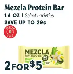 Market of Choice Mezcla protein bar offer