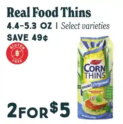 Market of Choice Real Food Thins offer