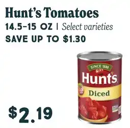 Market of Choice Hunt's Tomatoes offer