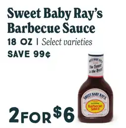 Market of Choice Sweet Baby Ray's Barbecue Sauce offer