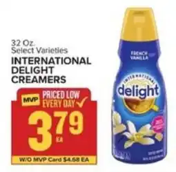 Food Lion International Delight Creamers offer