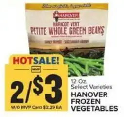 Food Lion Hanover frozen vegetables offer