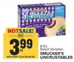 Food Lion Smucker's Uncrustables offer