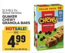 Food Lion Quaker chewy granola bars offer