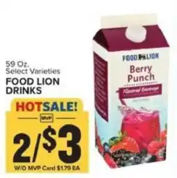 Food Lion Food Lion Berry Punch offer