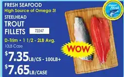 Restaurant Depot STEELHEAD TROUT FILLETS offer