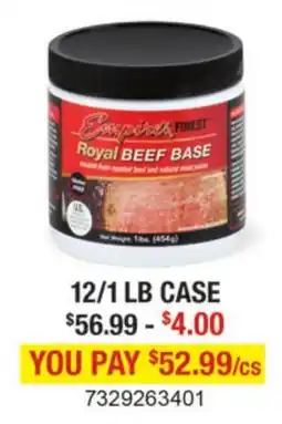 Restaurant Depot Emporium Finest Royal Beef Base offer