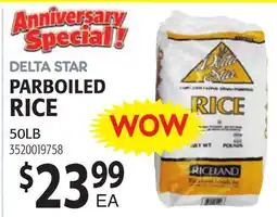 Restaurant Depot DELTA STAR PARBOILED RICE offer