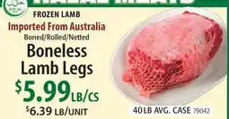 Restaurant Depot Boneless Lamb Legs offer