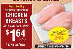 Restaurant Depot CHICKEN BREASTS offer