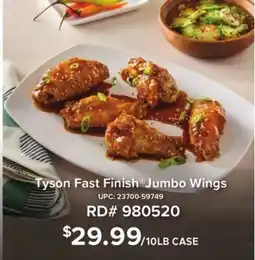 Restaurant Depot Tyson Fast Finish Jumbo Wings offer