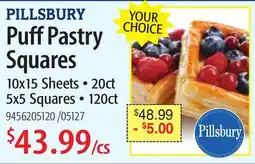 Restaurant Depot PILLSBURY Puff Pastry Squares offer