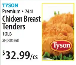 Restaurant Depot TYSON Premium • 7441 Chicken Breast Tenders offer