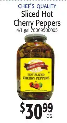 Restaurant Depot Sliced Hot Cherry Peppers offer