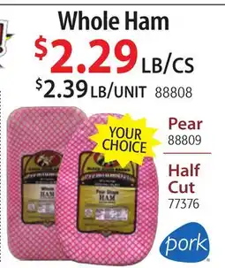 Restaurant Depot Whole Ham offer