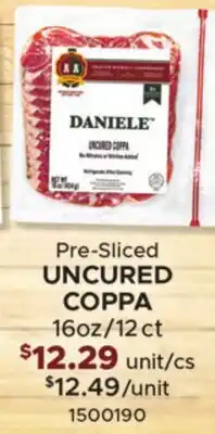 Restaurant Depot Pre-Sliced UNCURED COPPA offer